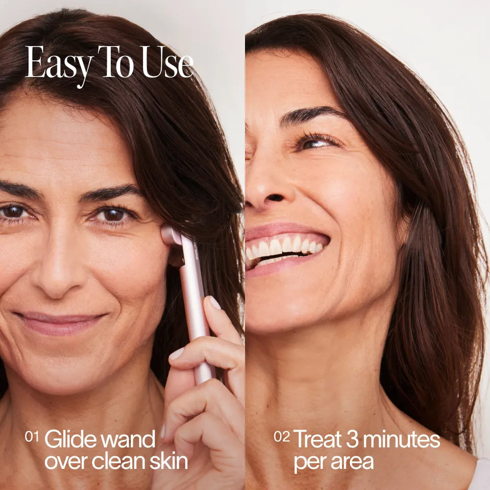 The 4-in-1 Skincare Wand, step by step