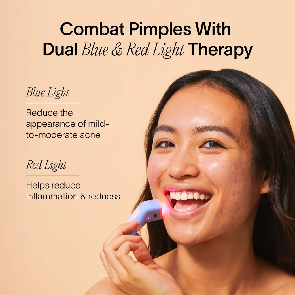 How Bye Acne uses blue and red light