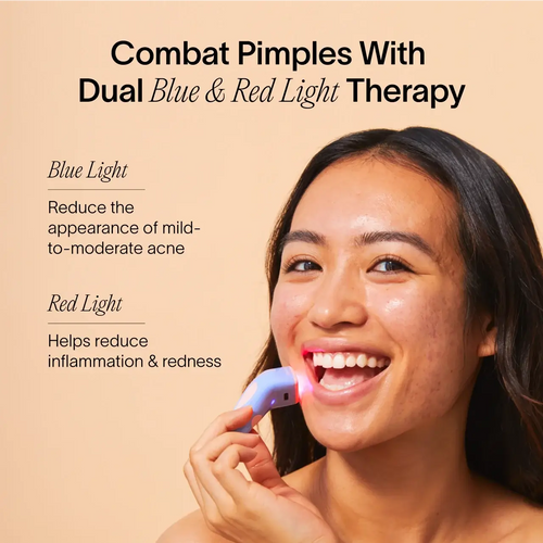 How Bye Acne uses blue and red light